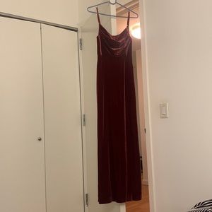 Maxi Velvet Dress